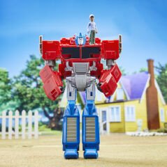 TRANSFORMERS EARTHSPARK SPINCHANGER OPTIMUS PRIME F7663