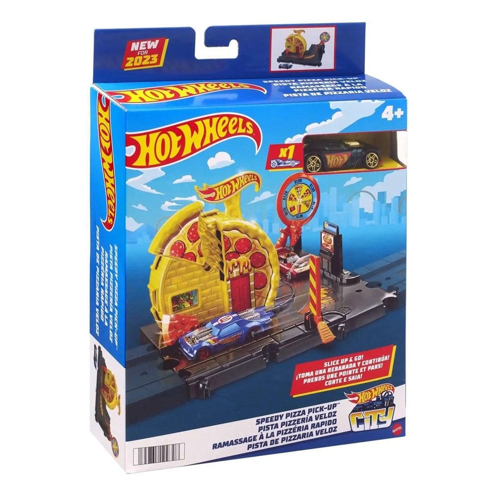 Hot Wheels Gösteri Dünyası Speedy Pizza Oyun Seti HKX44