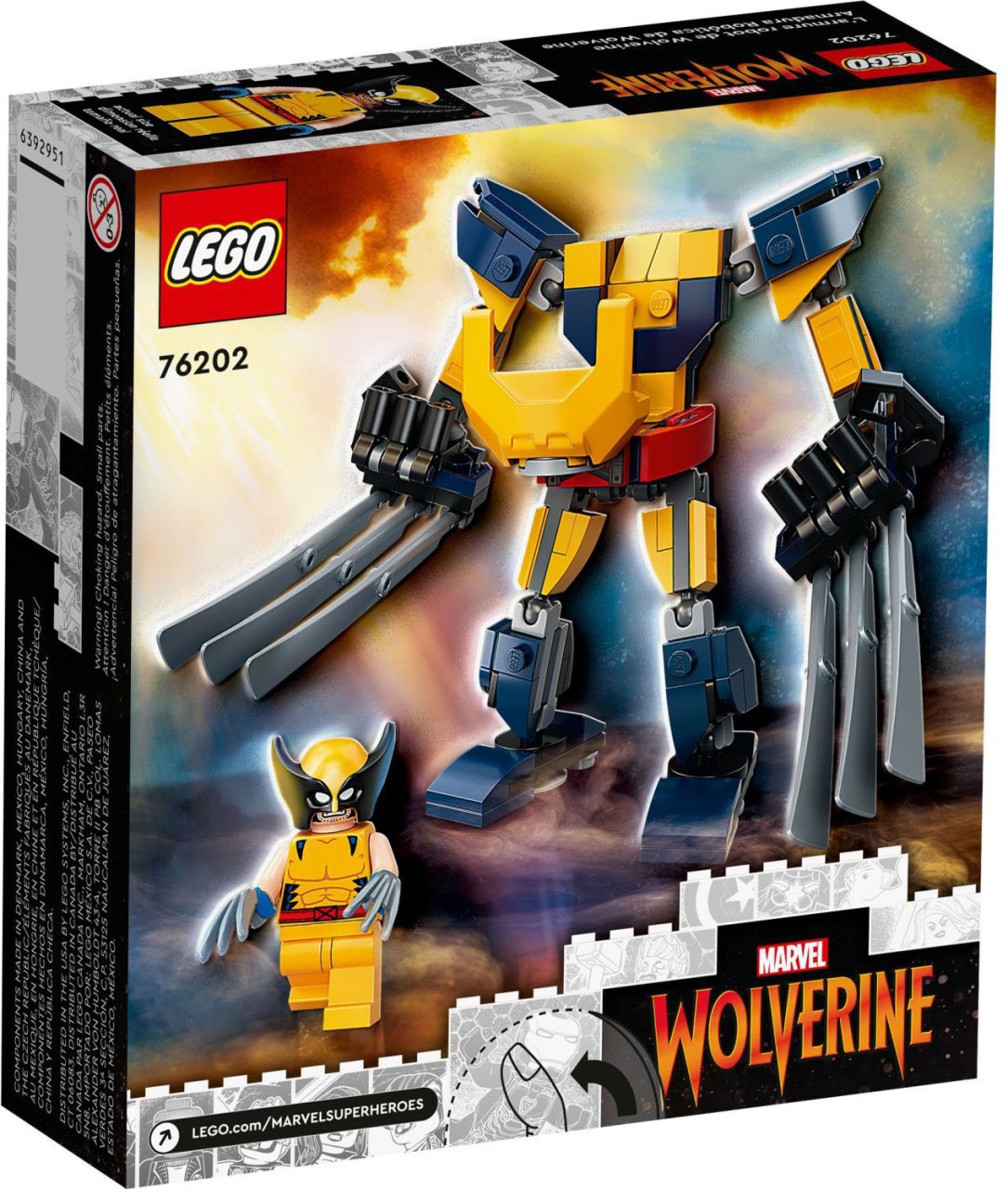 LEGO Marvel Wolverine Robot Zırhı 76202