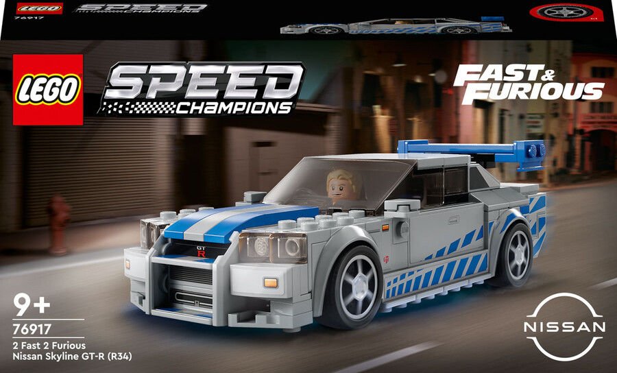 LEGO Speed Champions Daha Hızlı Daha Öfkeli Nissan Skyline GT-R (R34) 76917