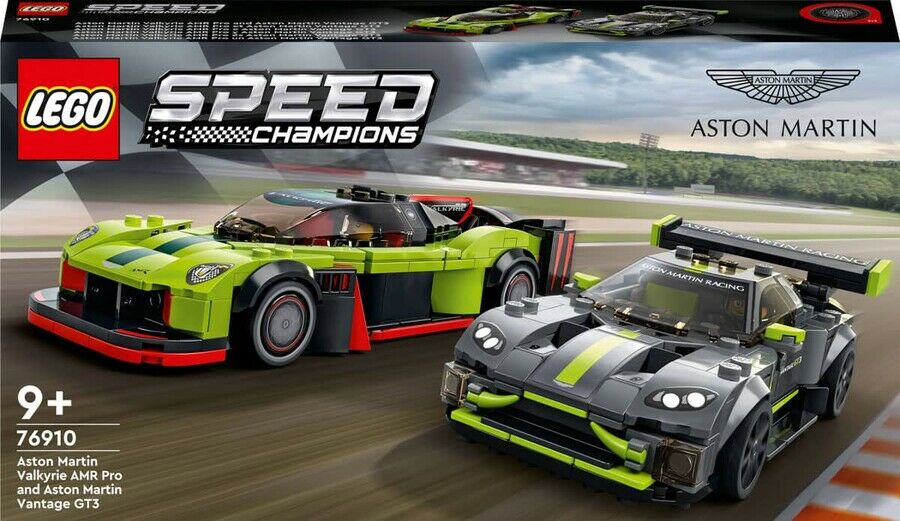 LEGO Speed Champions Aston Martin Valkyrie AMR Pro Aston Martin Vantage GT3 76910