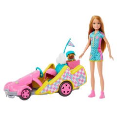 Barbie Stacie Go-Kart Yapıyor Oyun Seti HRM08