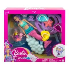 Barbie Dreamtopia Deniz Kızı Bebek ve Çocuk Oyun Alanı HLC30