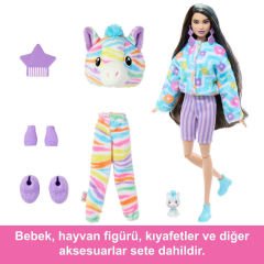 Barbie Cutie Reveal Color Dream Serisi Zebra HRK39