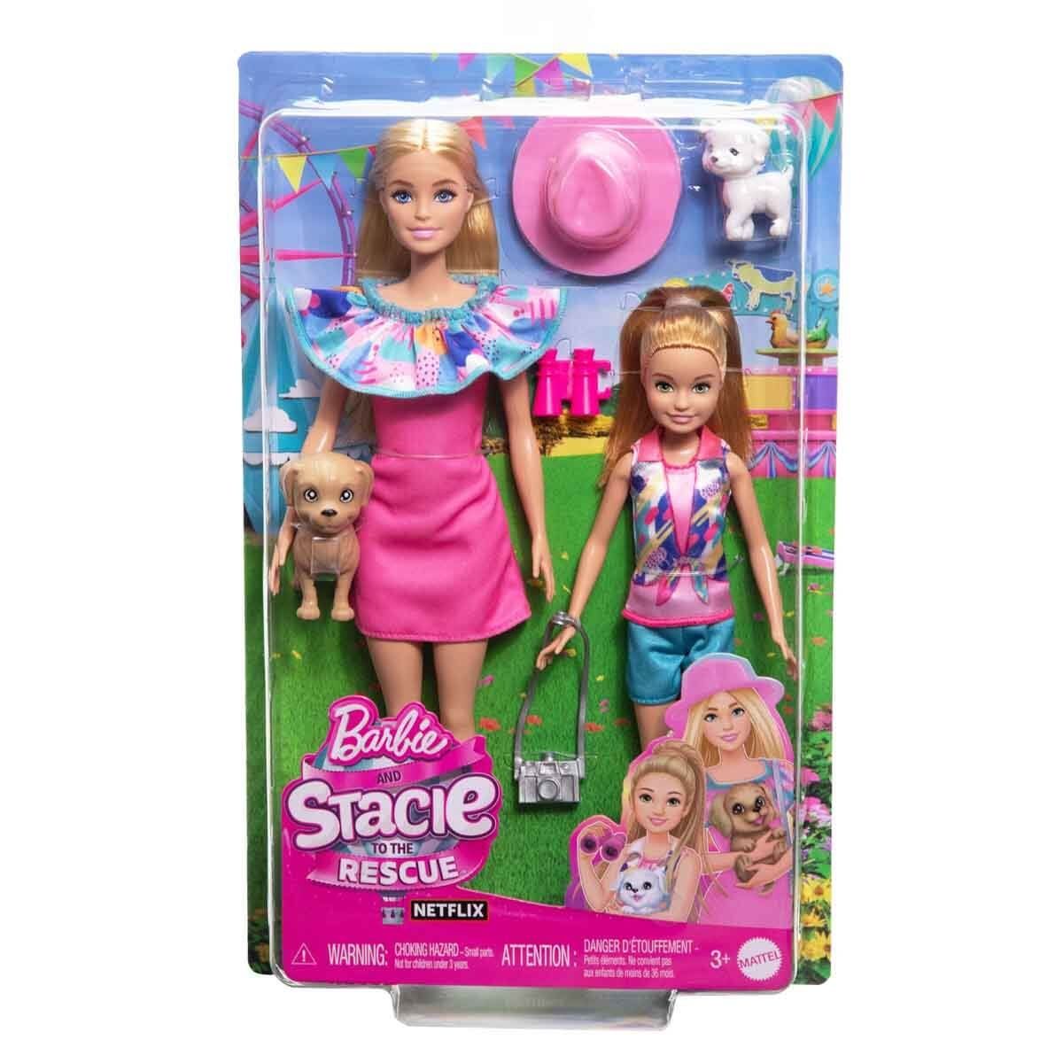 Barbie ve Stacie Kız Kardeşler 2'li Paket HRM09