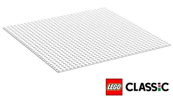 LEGO Classic Beyaz Taban Plakası 11010
