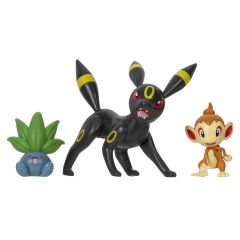 Pokemon Battle 3'lü Figür Seti Seri 13 - Oddish + Umbreron + Chim