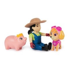 Paw Patrol Skye Çiftçi Yumi ve Piggie Figür Seti 6070734-20148171