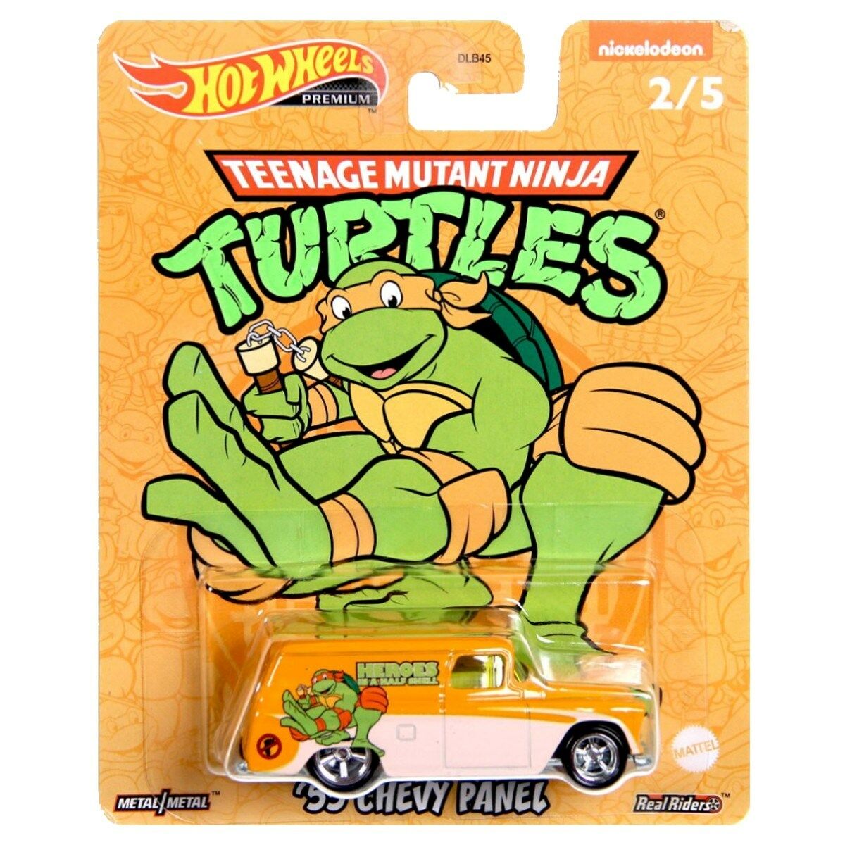 Hot Wheels Ninja Turtles Premium Arabalar 55 Chevy Panel HCN88