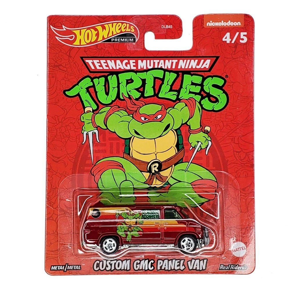 Hot Wheels Ninja Turtles Premium Arabalar Custom GMC Panel Van HCN90