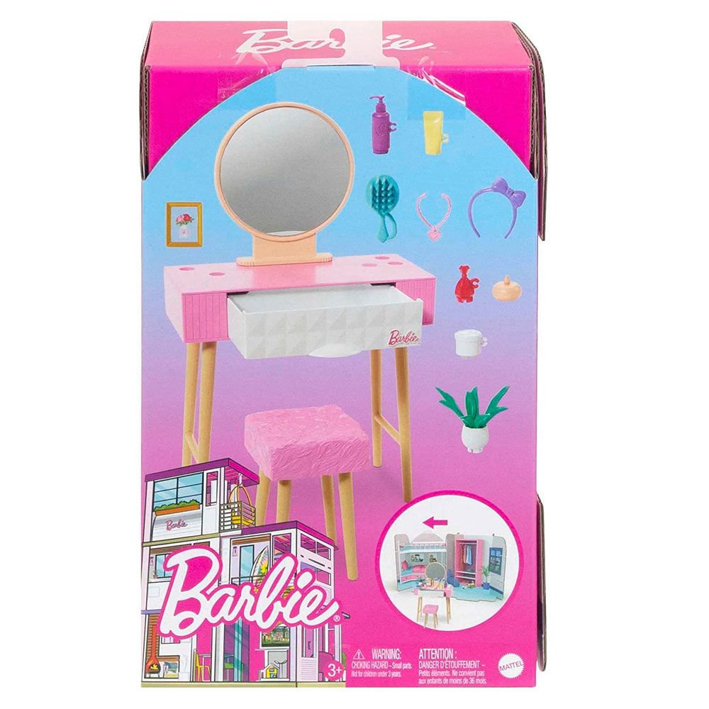 Barbie'nin Ev Dekorasyonu Oyun Setleri HJV35