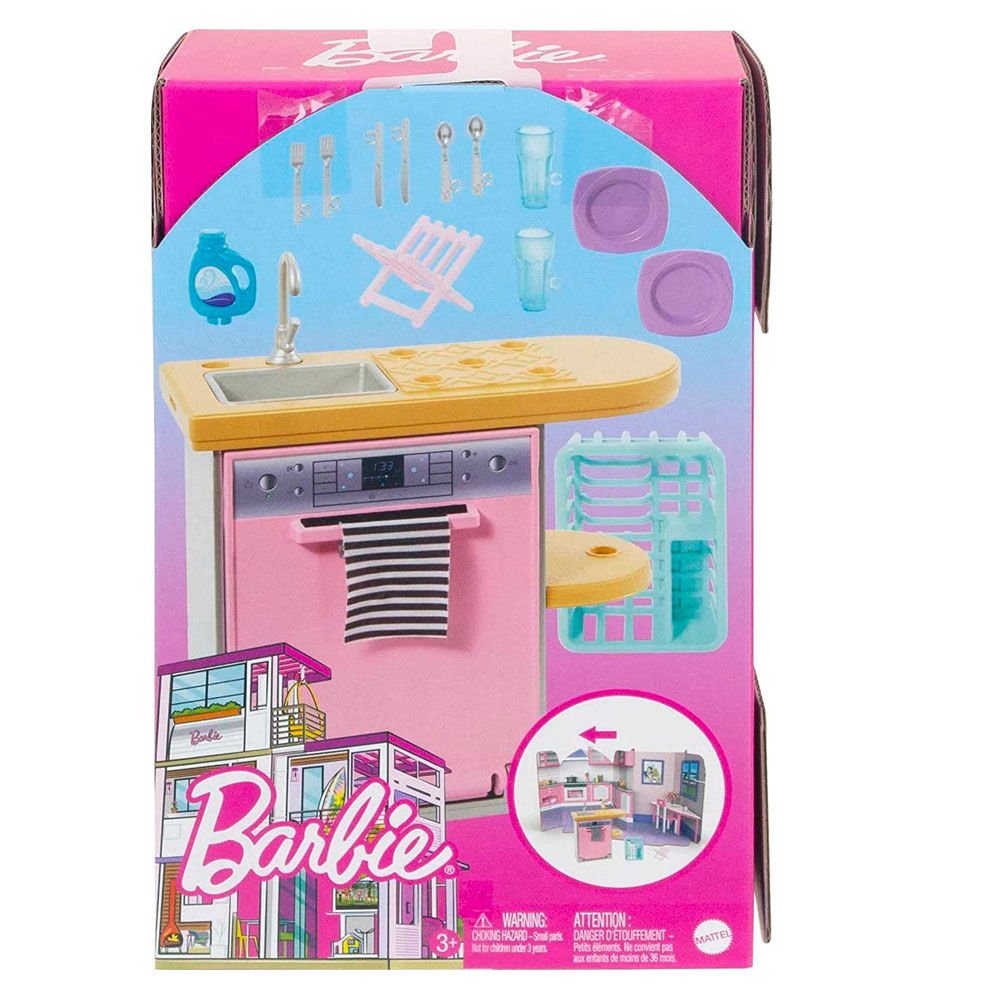 Barbie'nin Ev Dekorasyonu Oyun Setleri HJV34