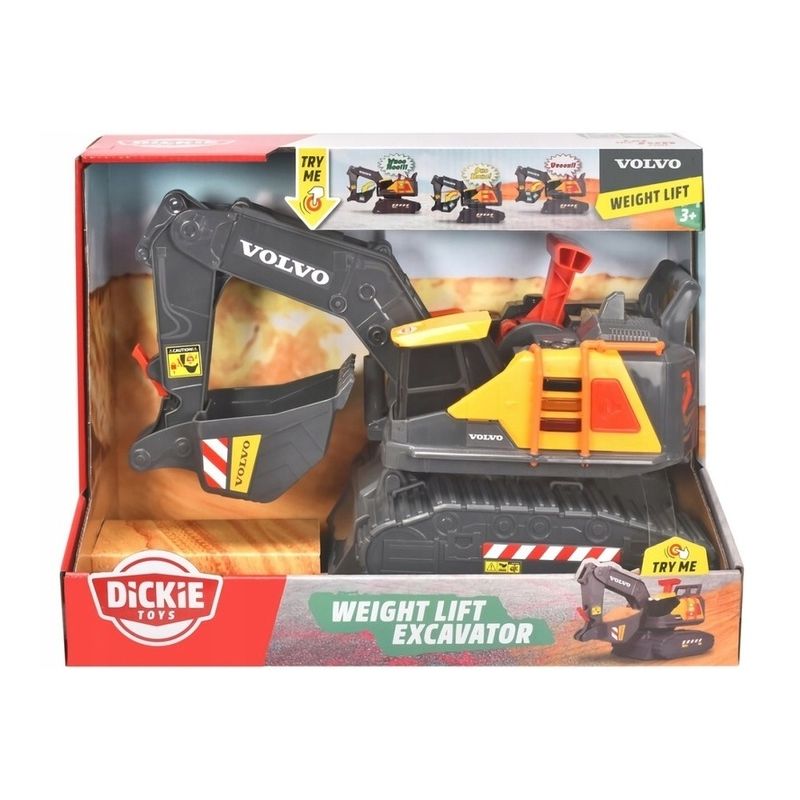 DİCKİE TOYS VOLVO WEİGHT LİFT EXCAVATOR 5006