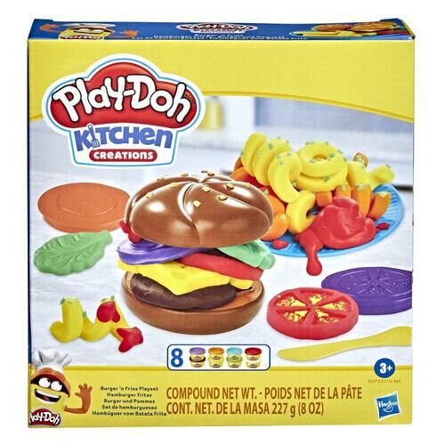 PlayDoh Mutfak Atölyesi Hamburger ve Patates Kızartması Seti E5472