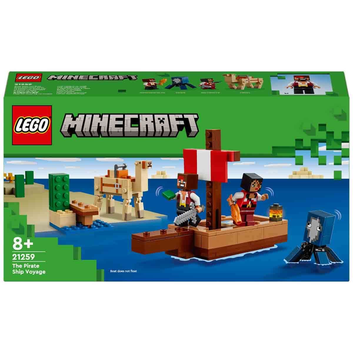 LEGO Minecraft  Korsan Gemisi Yolculuğu Oyun Seti 21259