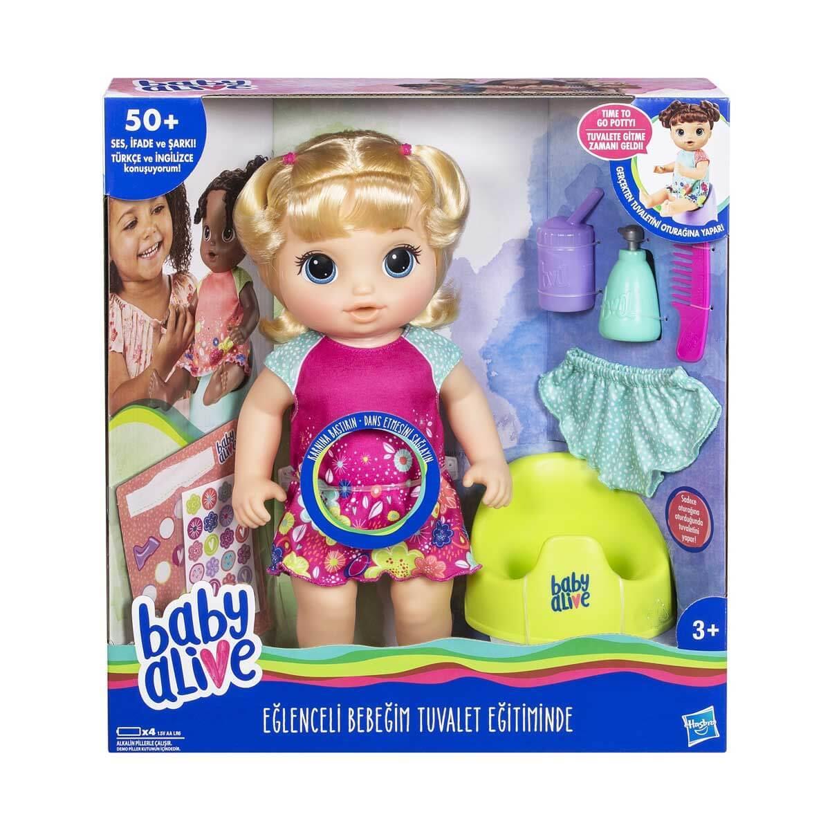 Baby Alive Eğlenceli Bebeğim Tuvalet Eğitiminde E0609