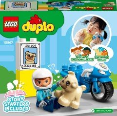 LEGO DUBLO Kurtarma Polis Motosikleti 10967