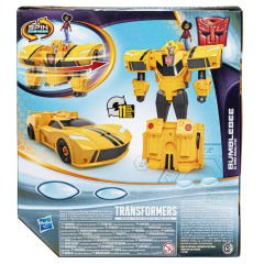 TRANSFORMERS EARTHSPARK SPINCHANGER BUMBLEBEE