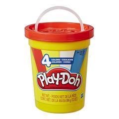 Play-Doh Süper Kova 4'lü Hamur - Klasik Renkler