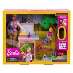 Barbie Bebek Nat Geo Kelebek Bilimi Oyun Seti GDM49