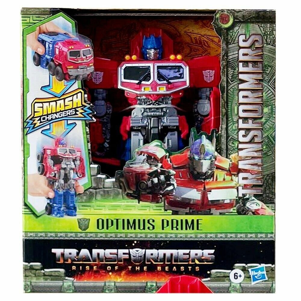 Transformers Rise Of The Beasts Smash Changer Figür Optimus Prima F4642