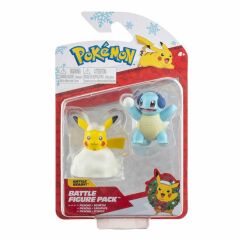 Pokemon Battle 2'li Figür Noel Seri Pikachu