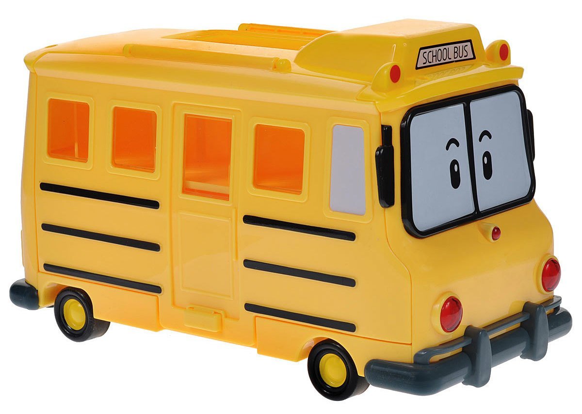 Robocar Poli Okul Otobüsü Figür Kutusu