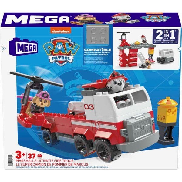 Mega Bloks Paw Patrol Marshall'ın Büyük İtfaiye Aracı HHN05