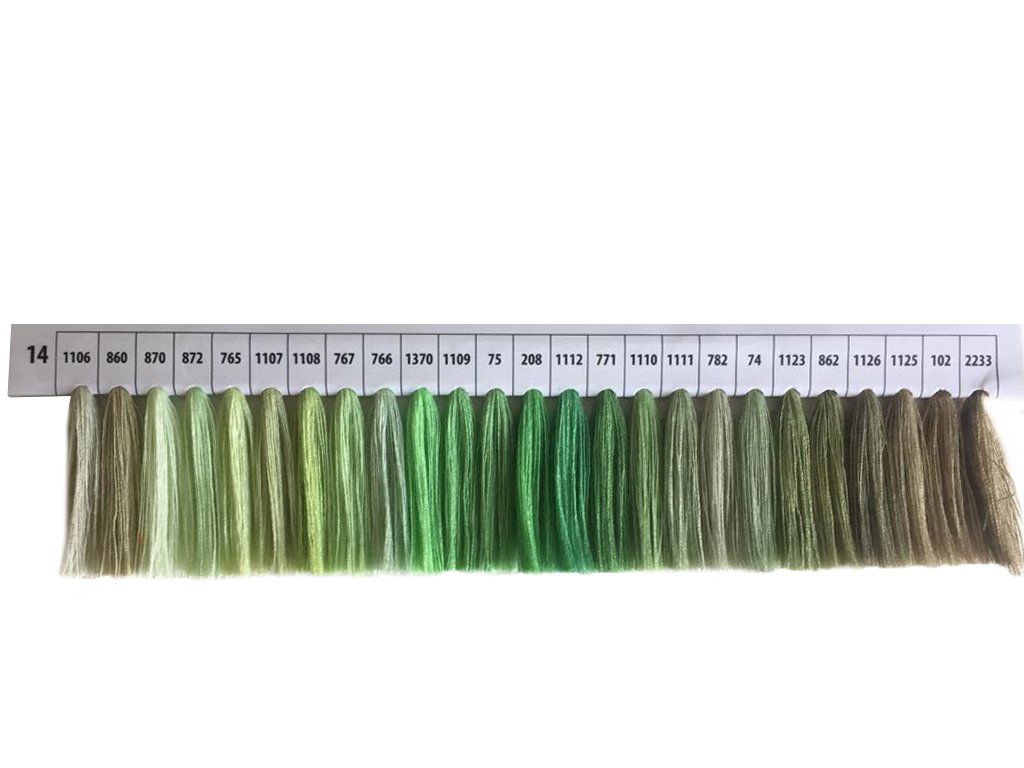Green Sewing Thread Shades