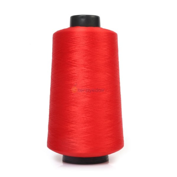 Red Industrial Type Overlock Yarn