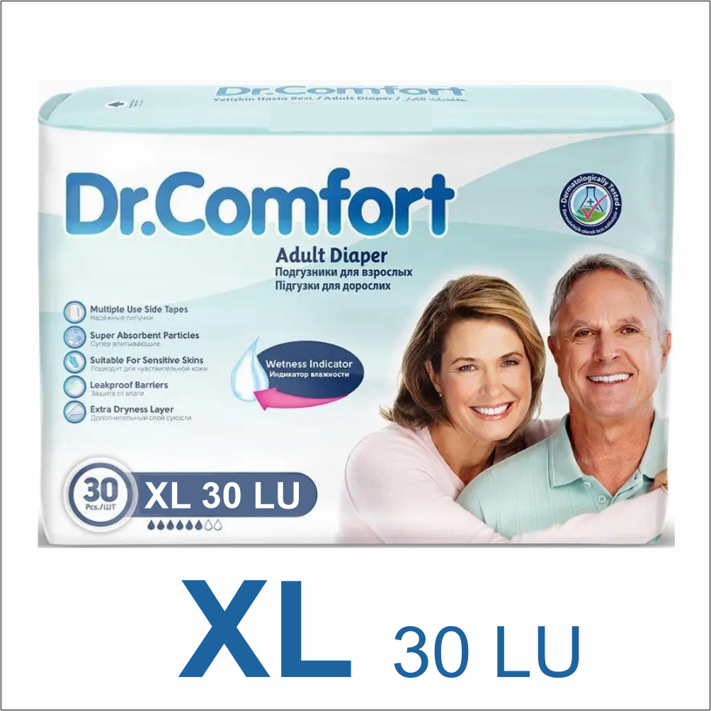 Dr.Comfort  Belbantlı Hasta Bezi XL 30 lu