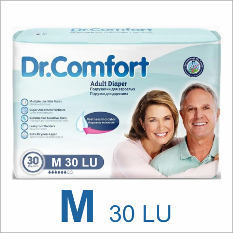 Dr.Comfort  Belbantlı Hasta Bezi M 30 lu