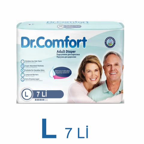 Dr.Comfort  Belbantlı Hasta Bezi L 7'li
