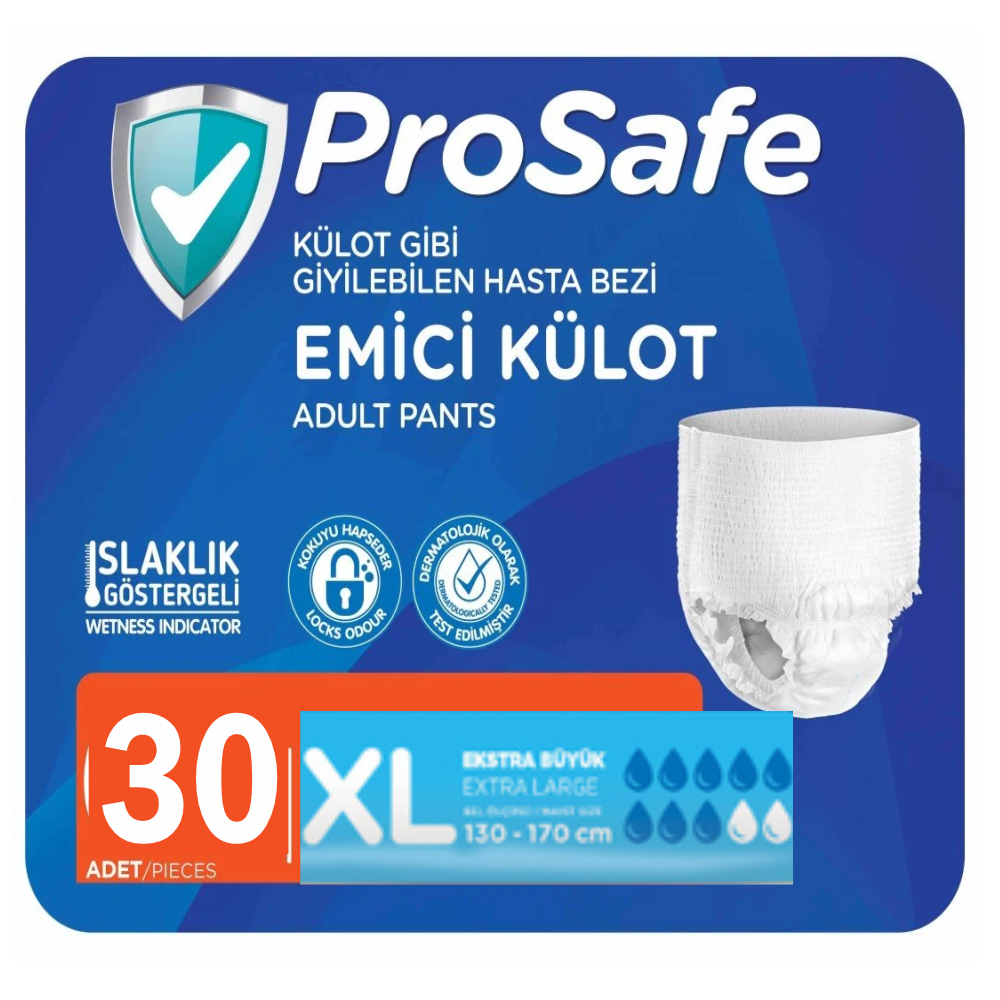 Prosafe Emici Külot Hasta Bezi 30'lu XLarge