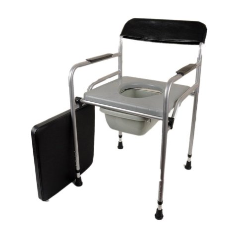 Döşemeli Katlanır Klozet Yükseltici Komot Hasta Tuvalet Sandalyesi