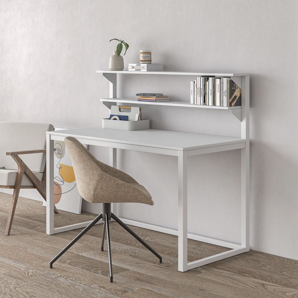 Hercules 120 Çalışma Masası Beyaz