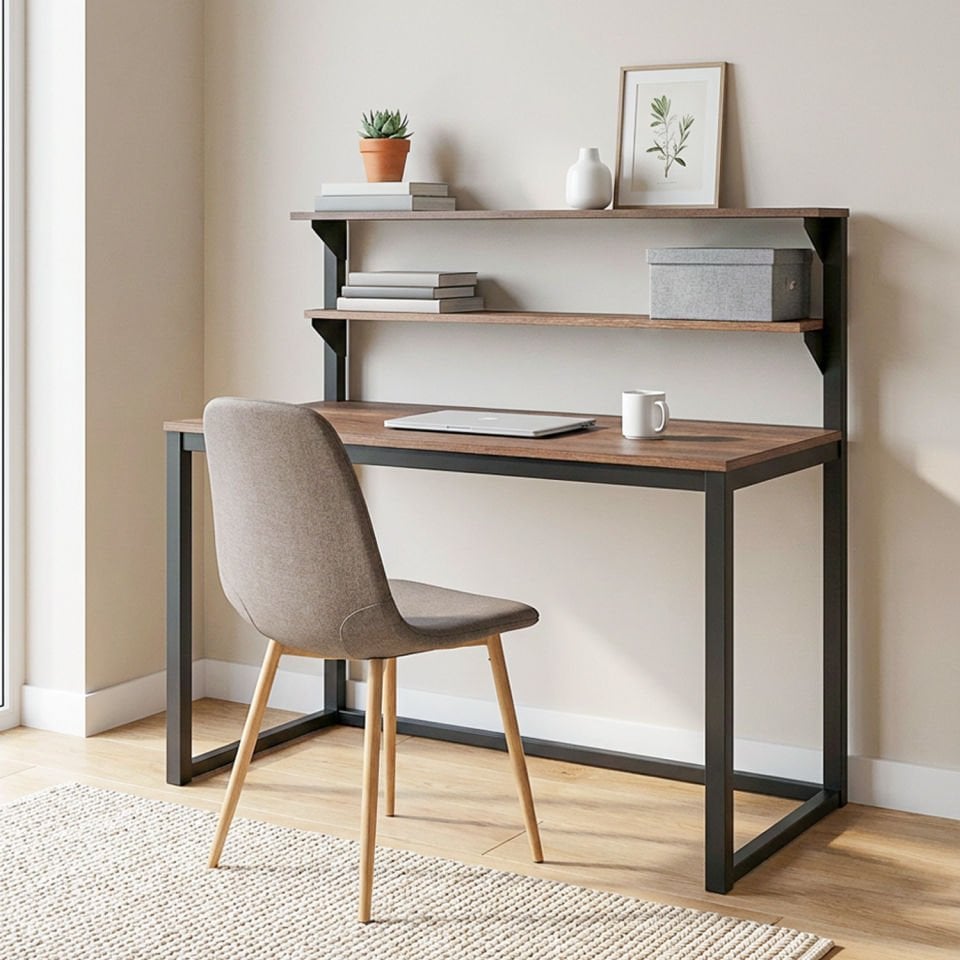 Hercules 139 Çalışma Masası Siyah-Ceviz