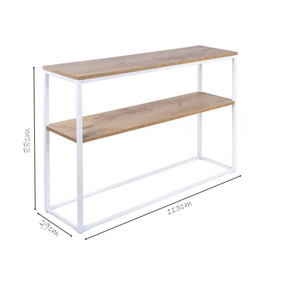 Grace 113 Dresuar Beyaz-Meşe