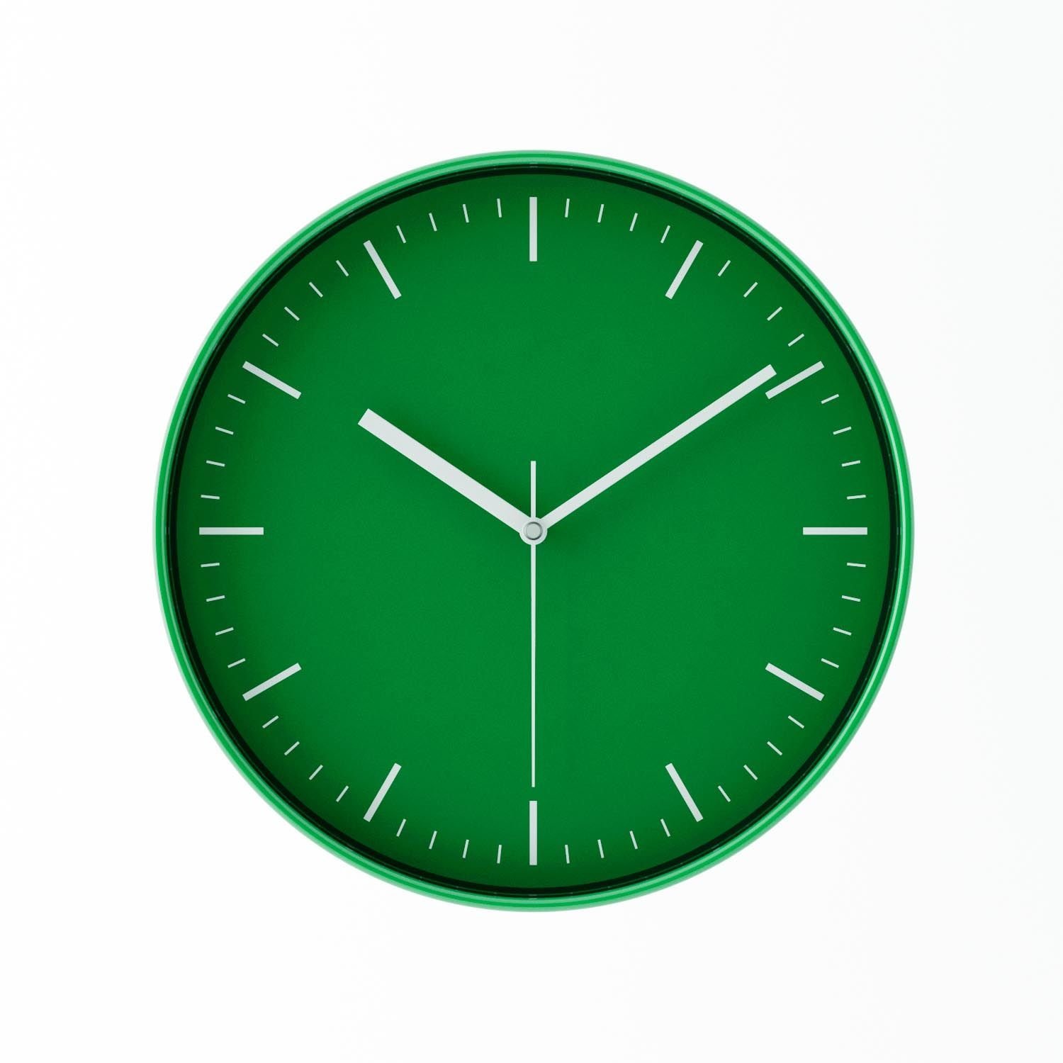 Minimalist Duvar Saati Yeşil