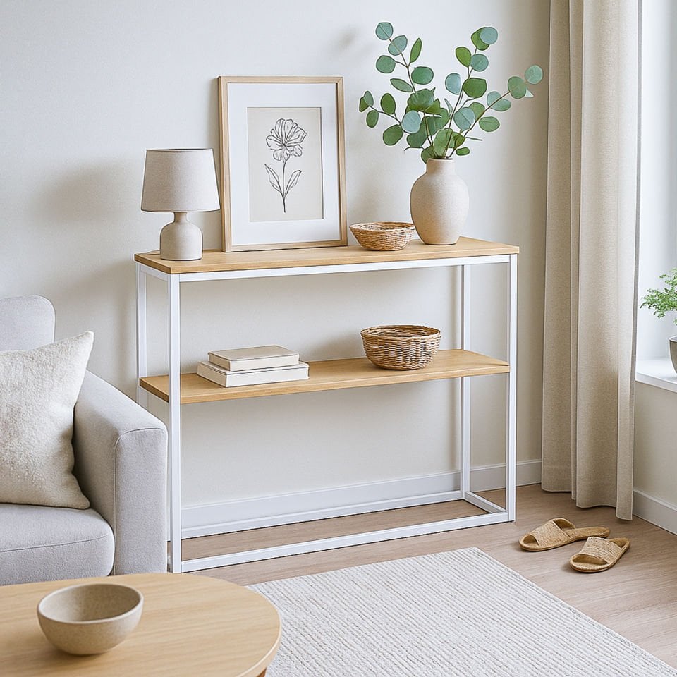 Grace 90 Dresuar Beyaz-Meşe