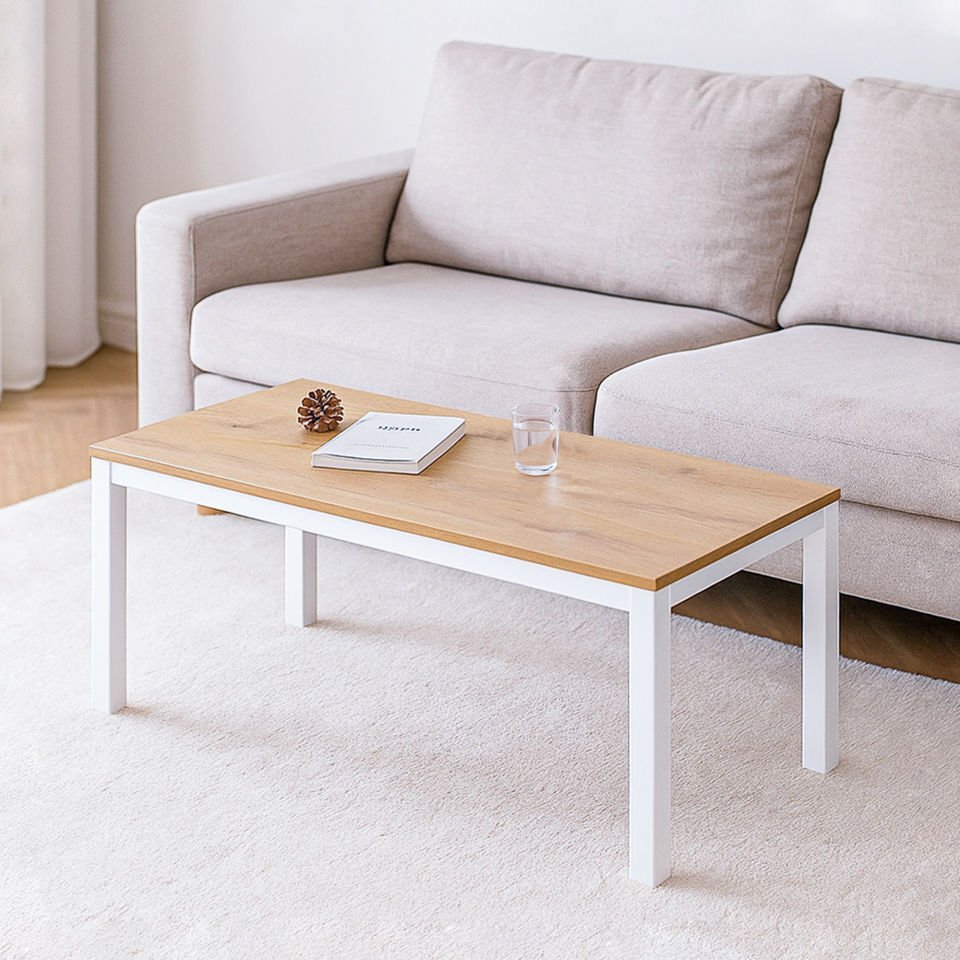 Hector 107 Orta Sehpa Beyaz-Meşe