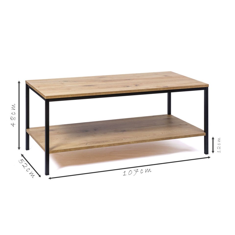 Connell 107 Orta Sehpa SİYAH-MEŞE