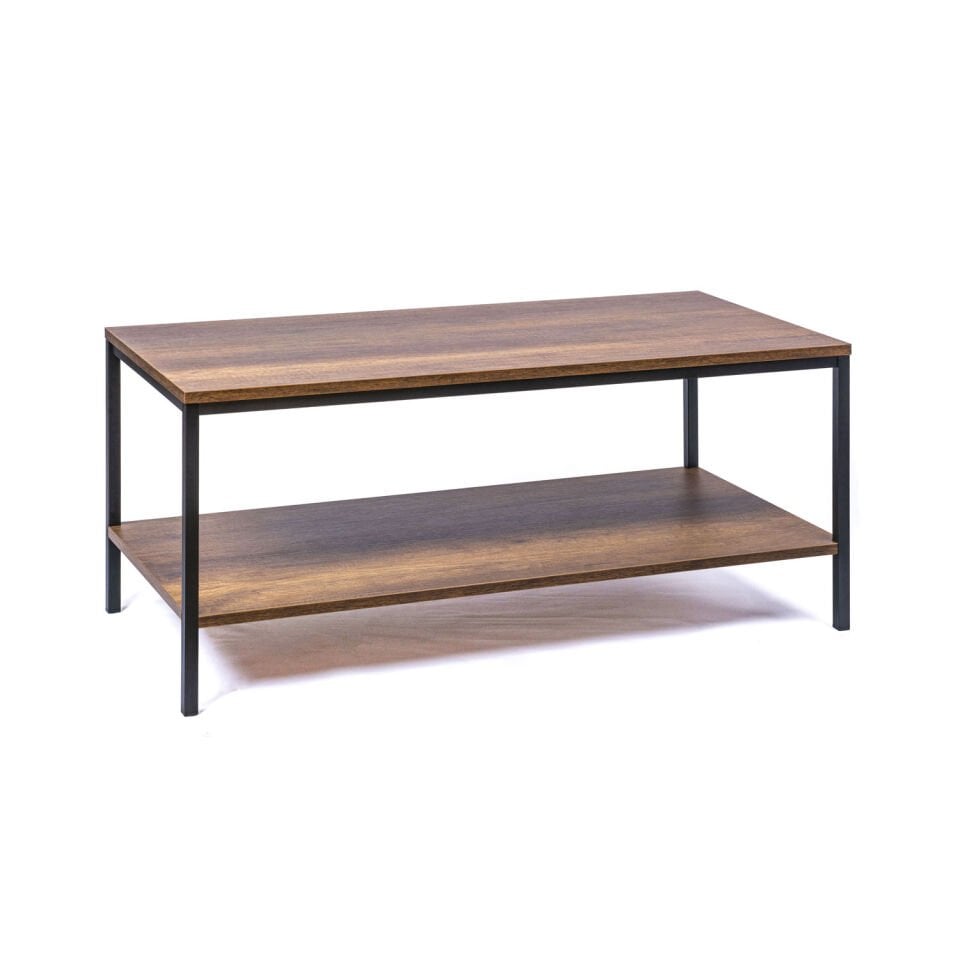 Connell 107 Orta Sehpa Siyah-Ceviz