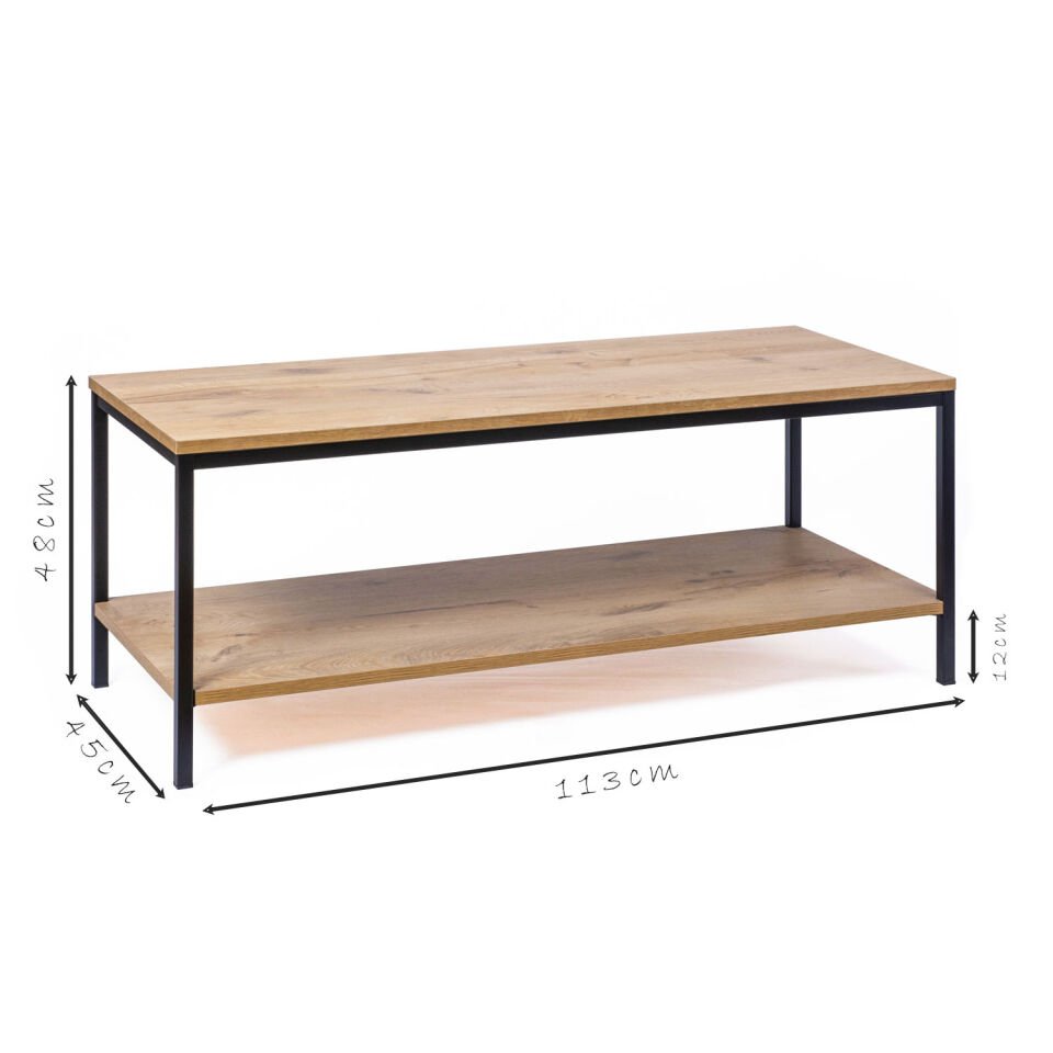 Connell 113 Orta Sehpa SİYAH-MEŞE