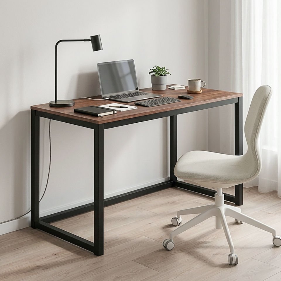Hector 139 Çalışma Masası Siyah-Ceviz