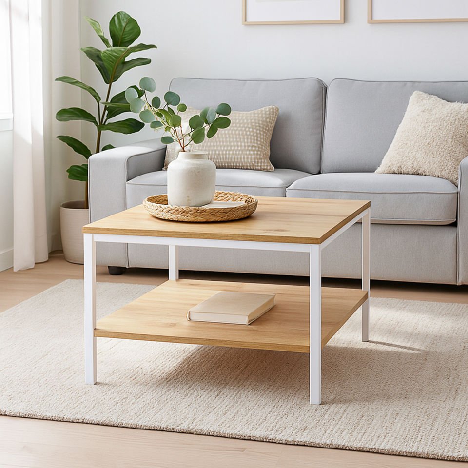 Connell's 68 Orta Sehpa Beyaz-Meşe