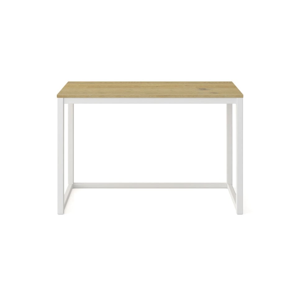 Hector 120 Çalışma Masası Beyaz-Meşe