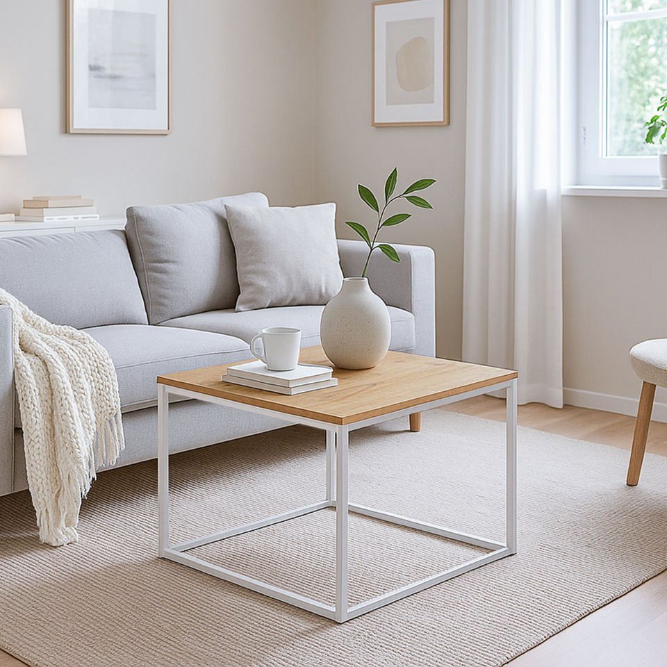 Grace's 68 Orta Sehpa Beyaz-Meşe