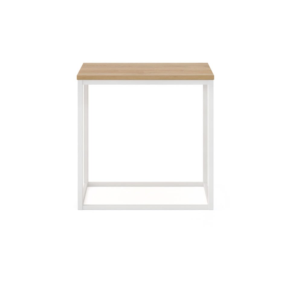 Grace 55 Komodin Beyaz-Meşe