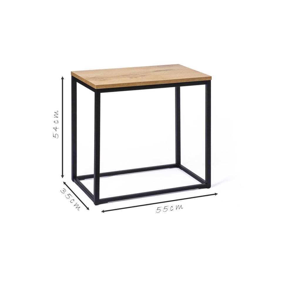Grace 55 Komodin SİYAH-MEŞE